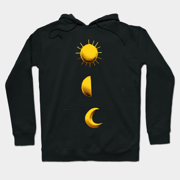 Sun And Moon Hoodie by Chris&Cliff
